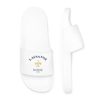 Lausanne Suisse Switzerland - Men’s Pool Sliders - white - Front