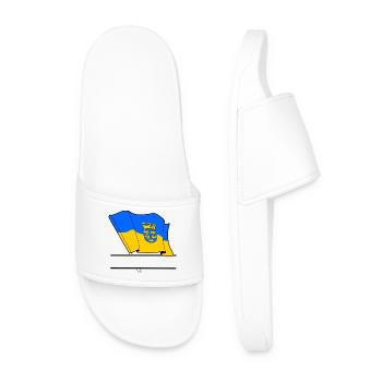 Niederösterreich Flag – Namespace - Men’s Pool Sliders - white - Front