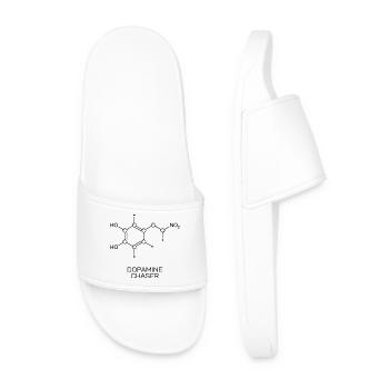 Molécule de recherche de dopamine - Claquettes Homme - blanc - Devant