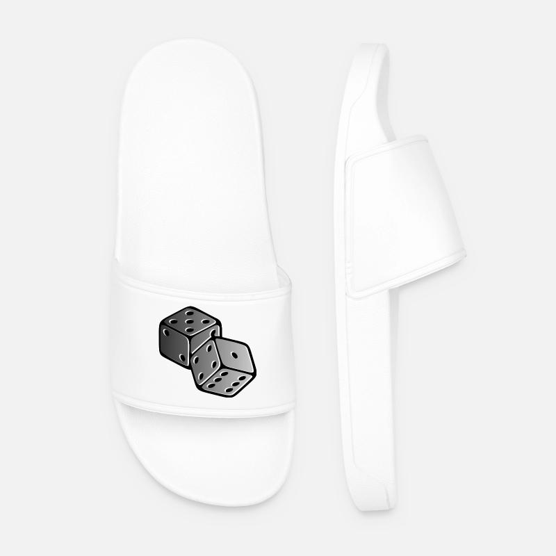 Cube - Men’s Pool Sliders - white