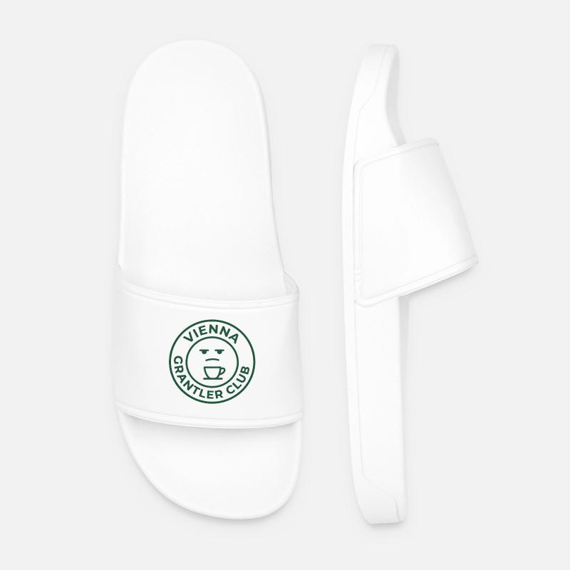 VGC Logo Klein - Männer Badelatschen - Weiß