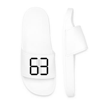 NUMBER 63 Sixty-Three Gift Digital - Men’s Pool Sliders - white - Front