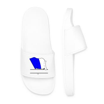 Spa Custom Flag - Men’s Pool Sliders - white - Front
