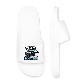Strand Schatten FlipFlop Logo - Männer Badelatschen - Weiß - Vorne