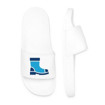Safety Work Boot Protection Icon - Men’s Pool Sliders - white - Front