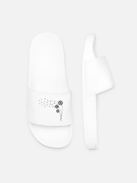 Dandelion Dandelion - Men’s Pool Sliders - white