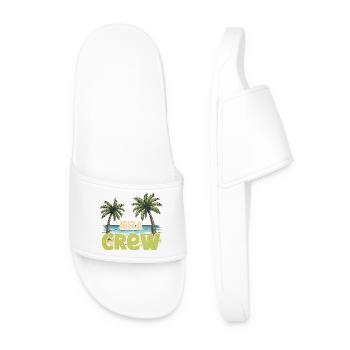 Ibiza Crew - Men’s Pool Sliders - white - Front