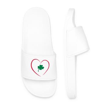 Valentinstag - Men’s Pool Sliders - white - Front