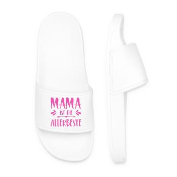 Maman est la meilleure - Claquettes Homme - blanc - Devant