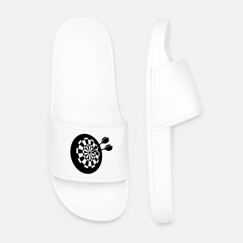 darts - Men’s Pool Sliders - white