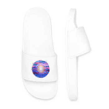 SchöpfungsLicht der Freiheit - Sonja Ariel - Männer Badelatschen - Weiß - Vorne