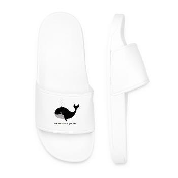 Add some colours to your life - Men’s Pool Sliders - white - Front