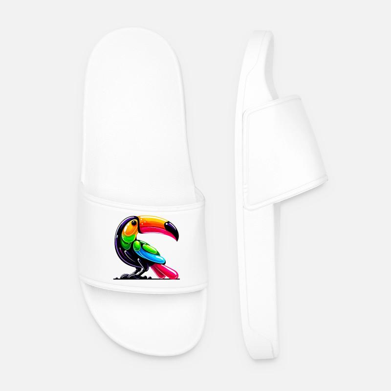 Toucan - Men’s Pool Sliders - white