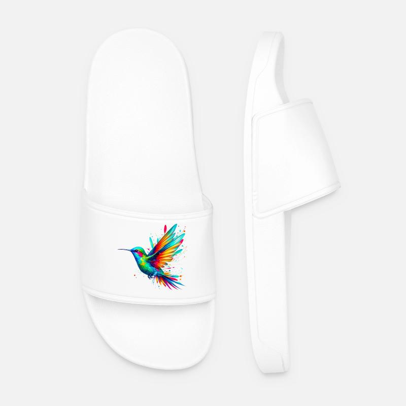Hummingbird - Men’s Pool Sliders - white
