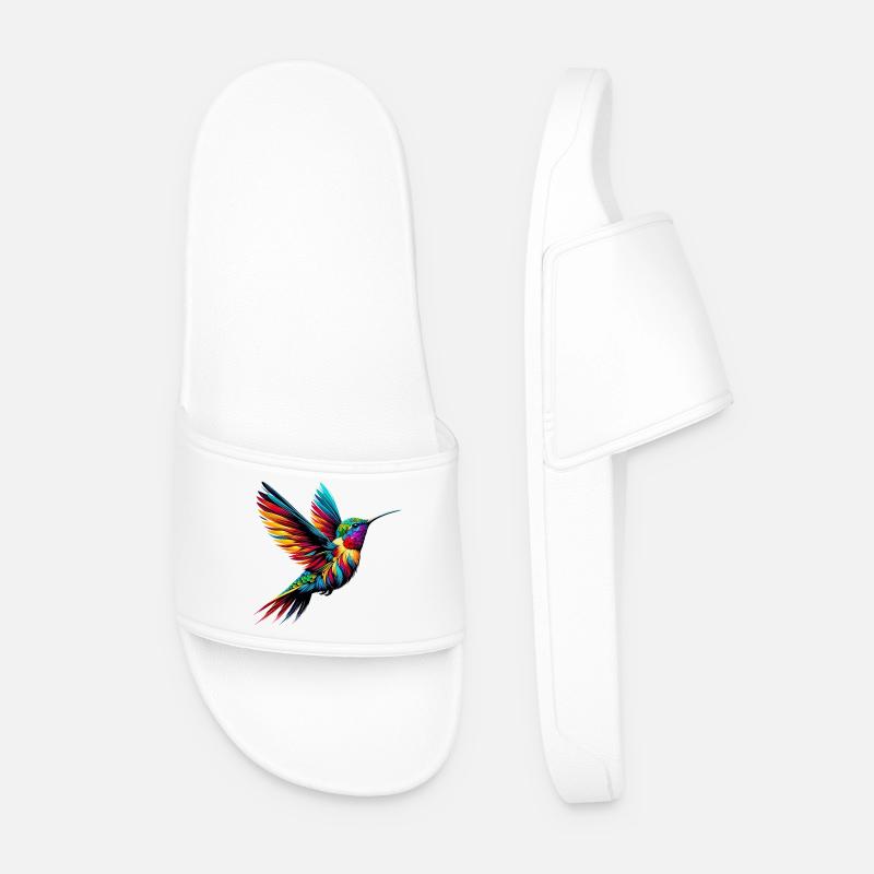 Hummingbird - Men’s Pool Sliders - white