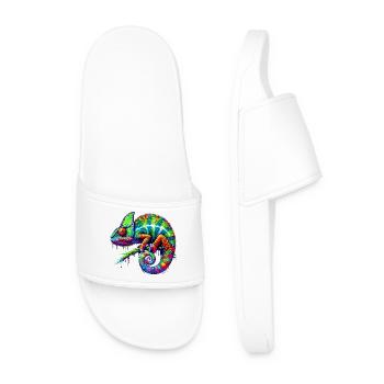 Chameleon - Men’s Pool Sliders - white - Front