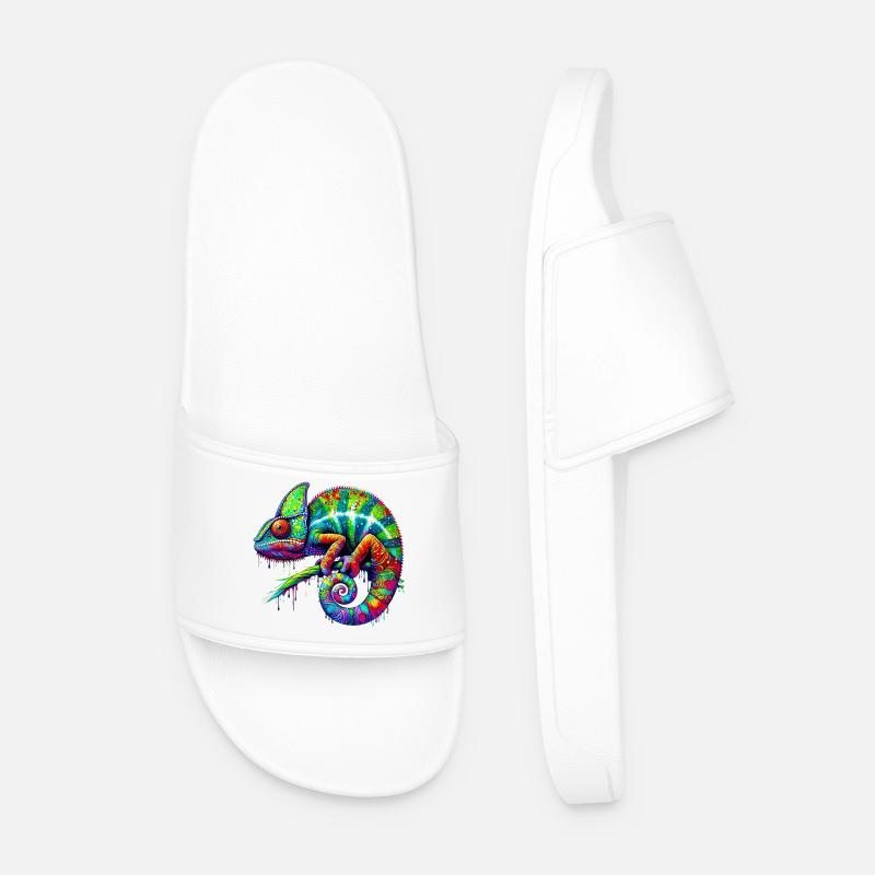 Chameleon - Men’s Pool Sliders - white