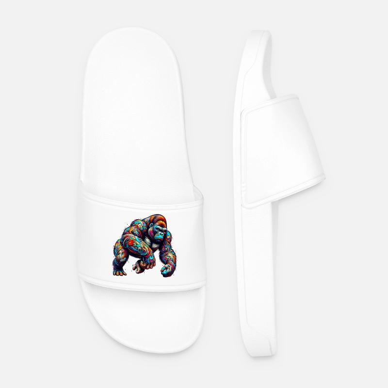 Gorilla - Men’s Pool Sliders - white