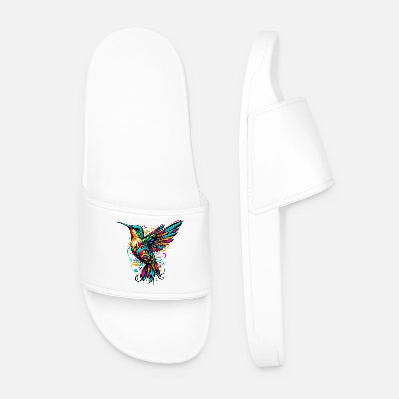 Hummingbird - Men’s Pool Sliders - white