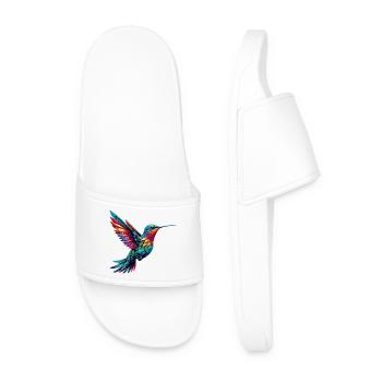 Kolibri - Männer Badelatschen - Weiß - Vorne