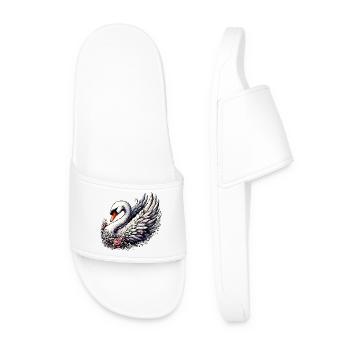 Swan - Men’s Pool Sliders - white - Front