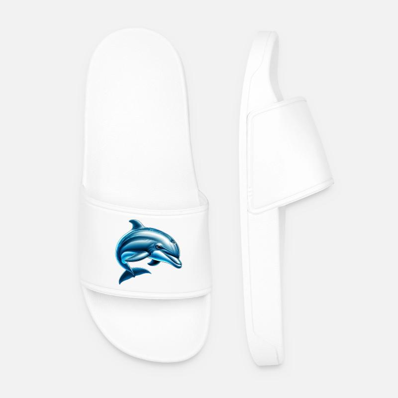 Dolphin - Men’s Pool Sliders - white