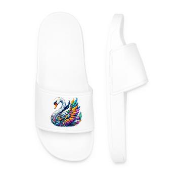 Swan - Men’s Pool Sliders - white - Front