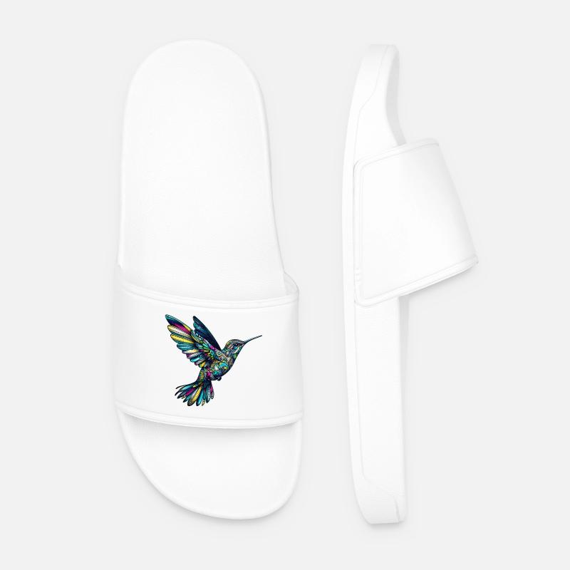 Hummingbird - Men’s Pool Sliders - white