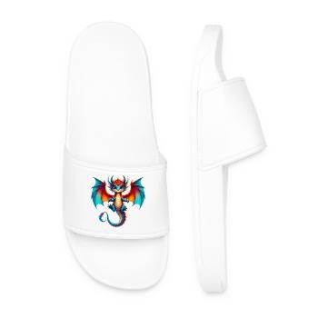 Dragon - Claquettes Homme - blanc - Devant