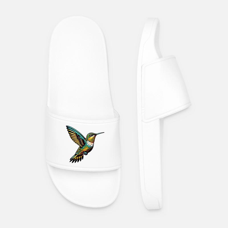 Hummingbird - Men’s Pool Sliders - white