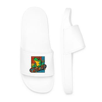 Planche à roulettes Frog - Claquettes Homme - blanc - Devant