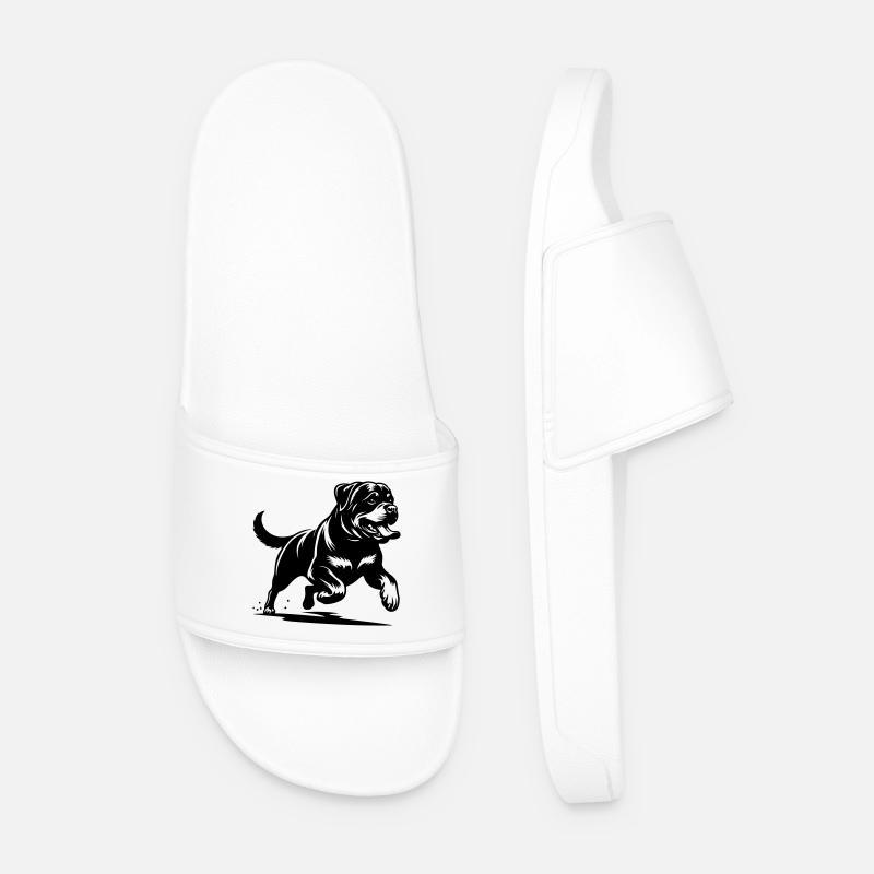 Rottweiler - Men’s Pool Sliders - white