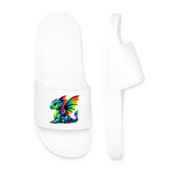 Dragon - Men’s Pool Sliders - white - Front