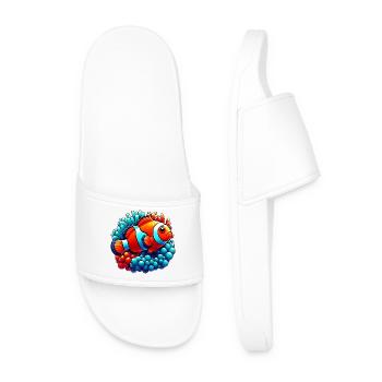 Clownfish - Men’s Pool Sliders - white - Front
