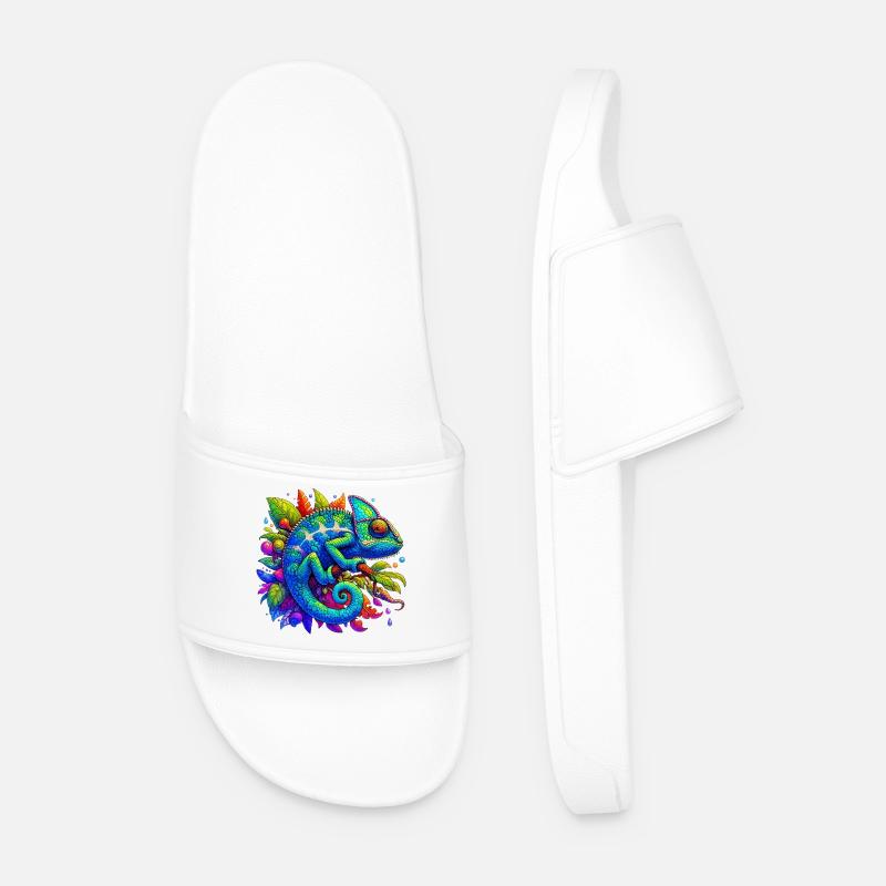 Chameleon - Men’s Pool Sliders - white