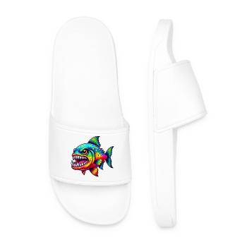 Piranha - Claquettes Homme - blanc - Devant