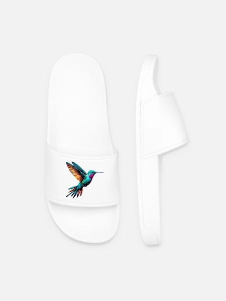 Hummingbird - Men’s Pool Sliders - white