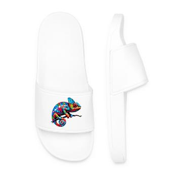 Chameleon - Men’s Pool Sliders - white - Front