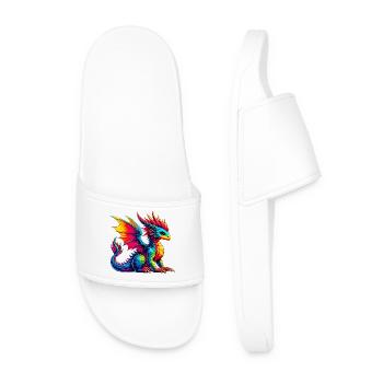 Dragon - Men’s Pool Sliders - white - Front