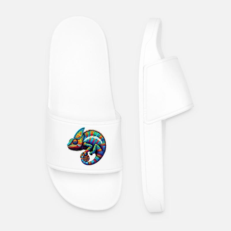 Chameleon - Men’s Pool Sliders - white