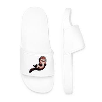 Otter - Men’s Pool Sliders - white - Front