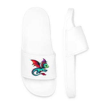 Dragon - Men’s Pool Sliders - white - Front