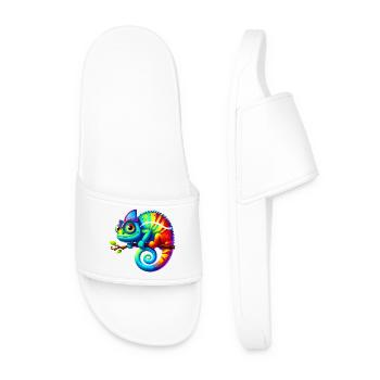 Chameleon - Men’s Pool Sliders - white - Front
