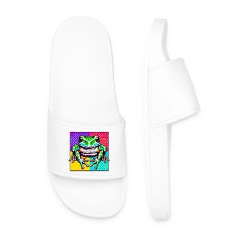 Grenouille - Claquettes Homme - blanc - Devant