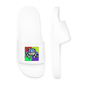 Grenouille - Claquettes Homme - blanc - Devant