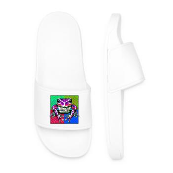 Grenouille - Claquettes Homme - blanc - Devant