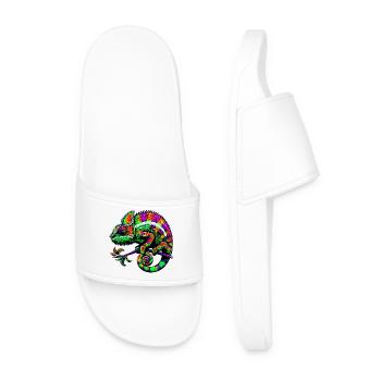 Chameleon - Men’s Pool Sliders - white - Front