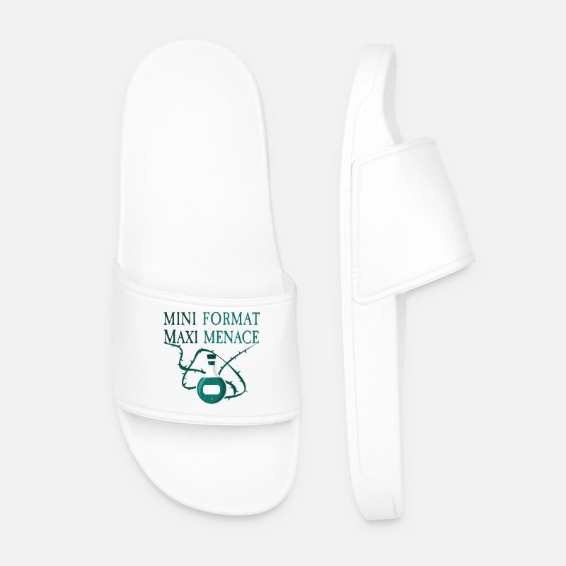 Kleinformat Maxi Menace - Männer Badelatschen - Weiß