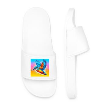 martin-pêcheur - Claquettes Homme - blanc - Devant