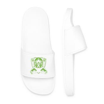 Boxer pour chien - Claquettes Homme - blanc - Devant